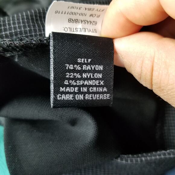 Briggs Dress Pants Women's - Black and White - Size 16 P - Picture 7 of 7